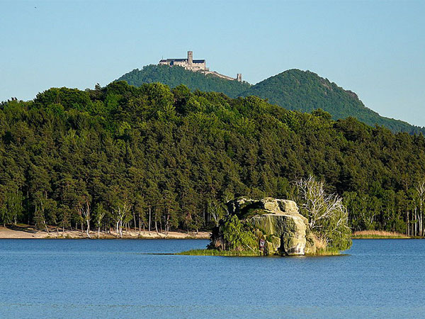 Máchovo jezero – pláž a hladina